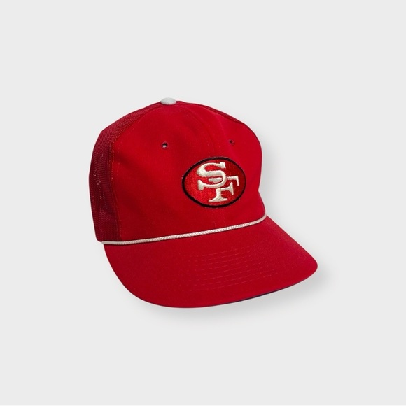 Sports Specialties Other - Vtg San Francisco 49ers Trucker Snapback Hat, Sports Specialties, Rope NFL